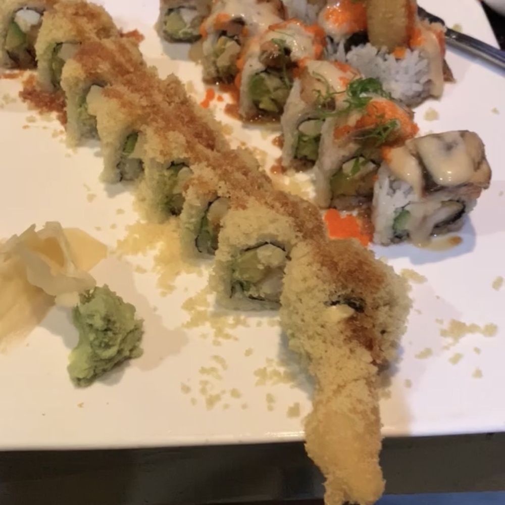 Pacific Asian Bistro - This is the Palencia roll and LisaLisa roll... and then Amazing chicken fried rice (which was enough for 5 people) - Sushi Bars Near Me - St. Augustine, Florida Pacific Asian Bistro - This is the Palencia roll and LisaLisa roll... and then Amazing chicken fried rice (which was enough for 5 people) - Sushi Bars Near Me - St. Augustine, Florida