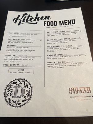 Kitchen & Bar at Duluth Coffee Company by null