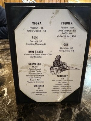 Menu photo 1 The Rail Bar & Grille Covington, VA Menu photo 1 The Rail Bar & Grille Covington, VA