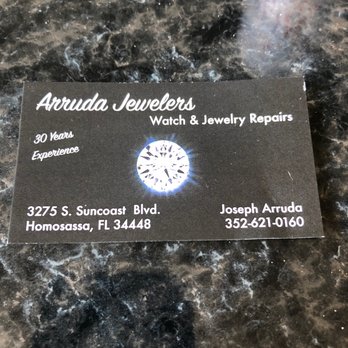 Arruda Jewelers - Business card - Jewelry Near Me - Port Richey, Florida Arruda Jewelers - Business card - Jewelry Near Me - Port Richey, Florida