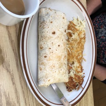 The Camaleon - Breakfast burrito and hash browns. - American Near Me - Holbrook, Arizona The Camaleon - Breakfast burrito and hash browns. - American Near Me - Holbrook, Arizona