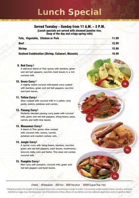 Menu photo 8 Aroi Thai Cuisine Yuma, AZ Menu photo 8 Aroi Thai Cuisine Yuma, AZ