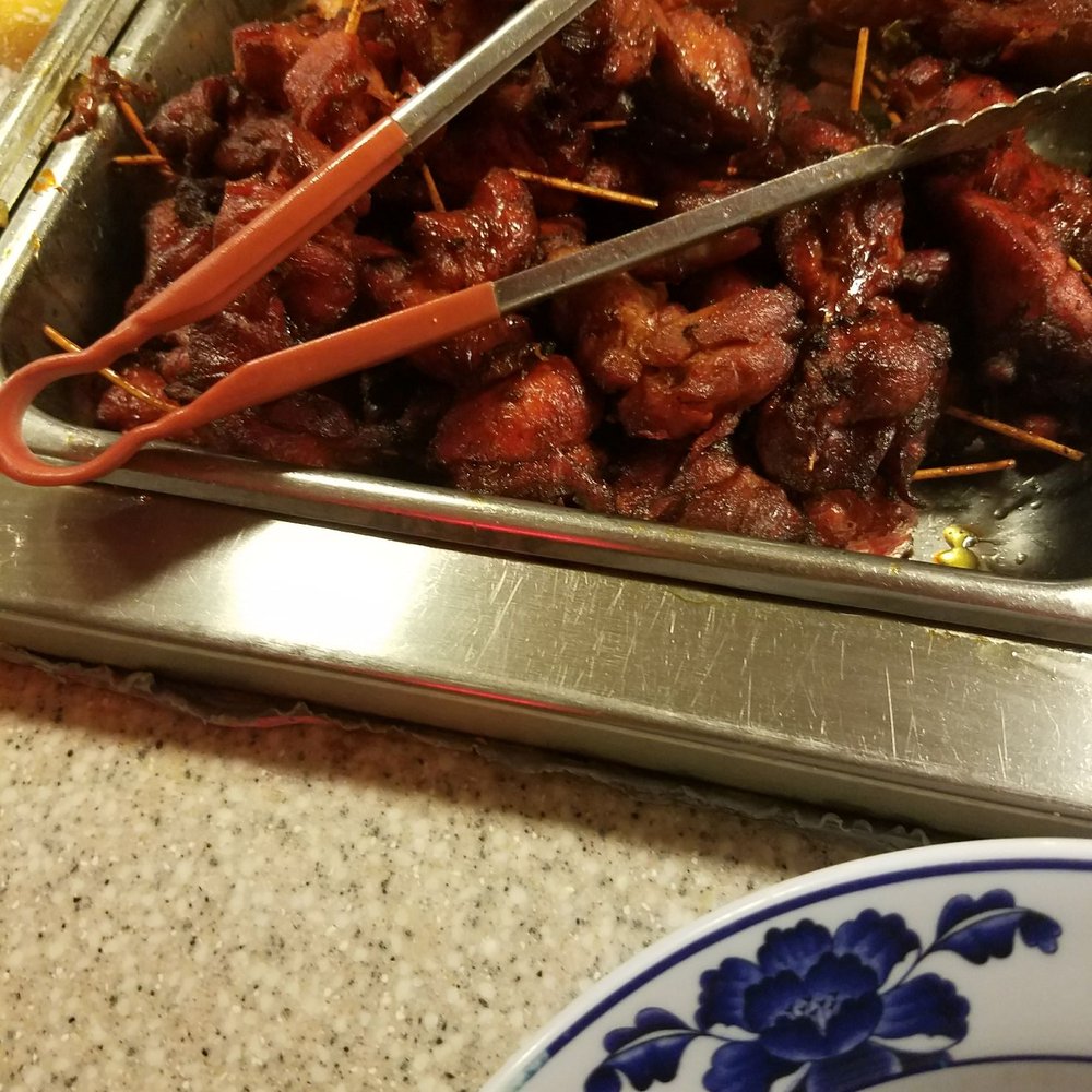 Kingdom Buffet II - Roast pork on a stick - Chinese Near Me - Boynton Beach, Florida