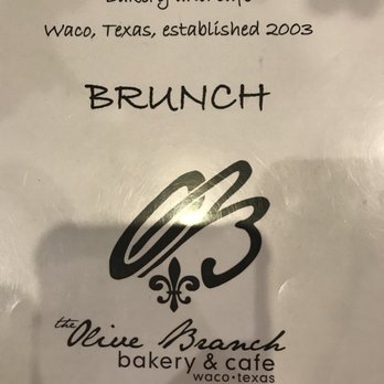 The Olive Branch - Menu cover - Cafes Near Me - Waco, Texas The Olive Branch - Menu cover - Cafes Near Me - Waco, Texas