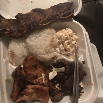 LoLo Hawaiian BBQ - BBQ Mix plate I did eat some before taking the picture. - Hawaiian Near Me - Roy, Utah