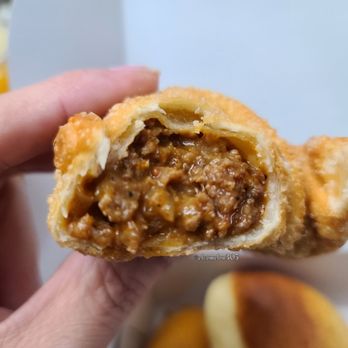 Empanada Harry's Bakery and Cafe - Smokehouse burger empanada. - Venezuelan Near Me - Miami, Florida