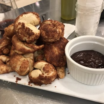 Taste Buds Kitchen - Cinnamon sugar donut bites with chocolate ganache - Cooking Classes Near Me - New York, New York Taste Buds Kitchen - Cinnamon sugar donut bites with chocolate ganache - Cooking Classes Near Me - New York, New York