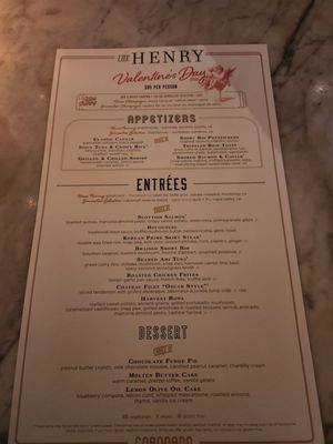 Menu photo 4 The Henry Coronado, CA Menu photo 4 The Henry Coronado, CA