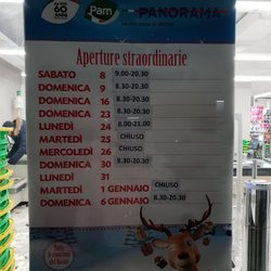 Pam - Christmas hours 2018