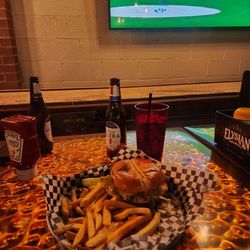 Audible's Sports Bar and Gaming - Enjoying Baseball and good food at Audibles Sports Bar.