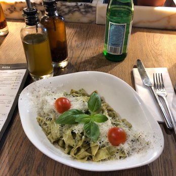 Vapiano - Pesto w/ tagliatelle- a clear winner - Italian Near Me - Chessy, 01