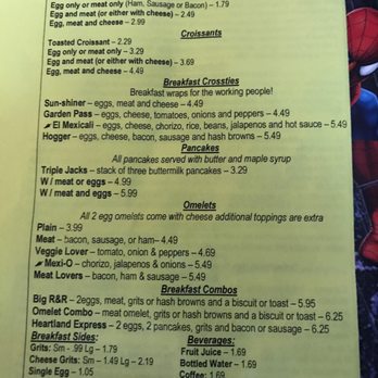 The Railroad Cafe - Breakfast menu - American Near Me - Fort Valley, Georgia The Railroad Cafe - Breakfast menu - American Near Me - Fort Valley, Georgia