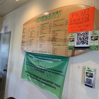 Coconuts Fish Cafe - Menu - Seafood Near Me - Kihei, Hawaii Coconuts Fish Cafe - Menu - Seafood Near Me - Kihei, Hawaii