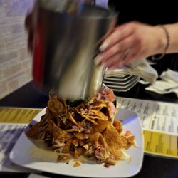 Tap 22 Grill & Bar - Tin Can removal from Nachos