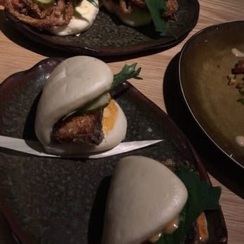 Kyu - Pork and Soft Shell Crab Buns. Very good but not the best thing we had. - Asian Fusion Near Me - Miami, Florida