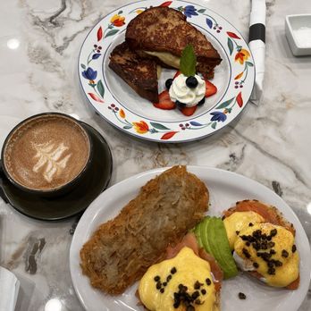 Mangia Mornings - Bfast: stuffed French toast and Egg Benedict lox - Breakfast & Brunch Near Me - Saratoga, California Mangia Mornings - Bfast: stuffed French toast and Egg Benedict lox - Breakfast & Brunch Near Me - Saratoga, California