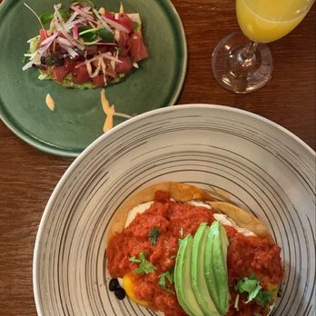 Lucha Tigre - Huevos Rancheros, salmon - Asian Fusion Near Me - Chapel Hill, North Carolina