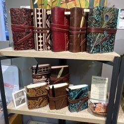 Art On Oak - Beautiful hand bound leather journals!