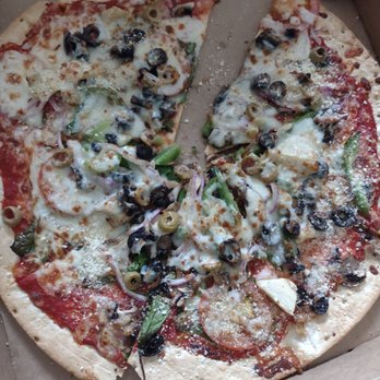 St Angelo's Pizza - Thin Crust Super Veggie - Pizza Near Me - Cartersville, Georgia St Angelo's Pizza - Thin Crust Super Veggie - Pizza Near Me - Cartersville, Georgia