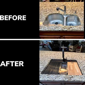 Replace My Sink - Turn that old double bowl sink into a new modern work station! - General Contractors Near Me - Jupiter, Florida Replace My Sink - Turn that old double bowl sink into a new modern work station! - General Contractors Near Me - Jupiter, Florida