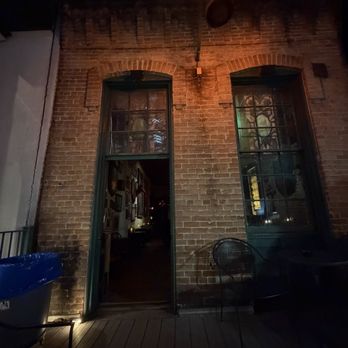 La Carafe - Upstairs patio area - Wine Bars Near Me - Houston, Texas