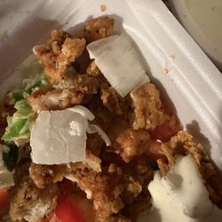Pompeii's - More horribly cut onions and hard chicken