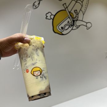 Happy Lemon - Oreo milk tea - Bubble Tea Near Me - Urban Honolulu, Hawaii