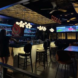 Upstairs bar Upstairs bar