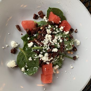 Giardino - Special watermelon salad with watermelon dressing. My wife & split it so this is 1/2 portion. Loved it! - Italian Near Me - Chattanooga, Tennessee Giardino - Special watermelon salad with watermelon dressing. My wife & split it so this is 1/2 portion. Loved it! - Italian Near Me - Chattanooga, Tennessee