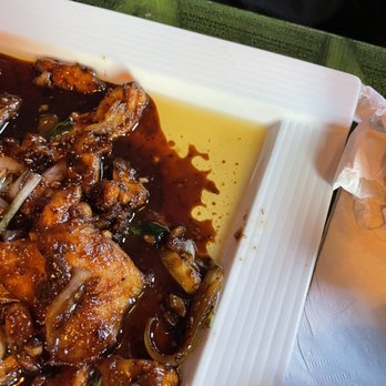 Sushi Yoshi - The oil in the Mongolian chicken - gross! - Sushi Bars Near Me - Stowe, Vermont