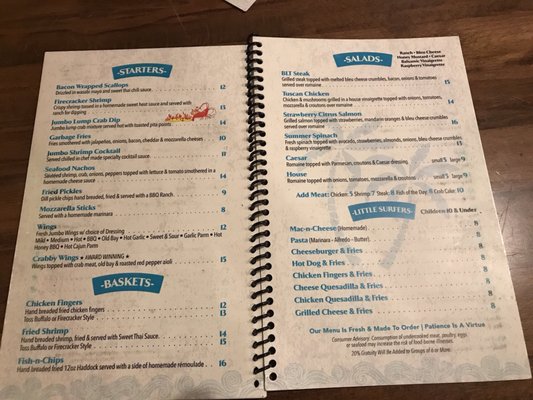 Menu photo 8 Uncle Ike's Sandbar & Grill Corolla, NC