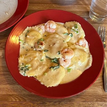 The Zouave Restaurant - Raviolis with lobster filling and shrimp. - Italian Near Me - Seattle, Washington The Zouave Restaurant - Raviolis with lobster filling and shrimp. - Italian Near Me - Seattle, Washington