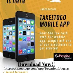 Precise Decision Tax Service - Mobile App Preparation https://taxestogo.com/App/Download/99252