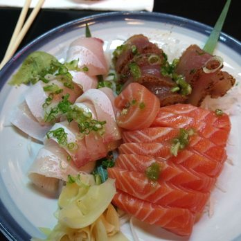 Harumi - Sashimi, Salmon, Albacore, Yellowtail, yes I ate some first. - Japanese Near Me - Phoenix, Arizona Harumi - Sashimi, Salmon, Albacore, Yellowtail, yes I ate some first. - Japanese Near Me - Phoenix, Arizona