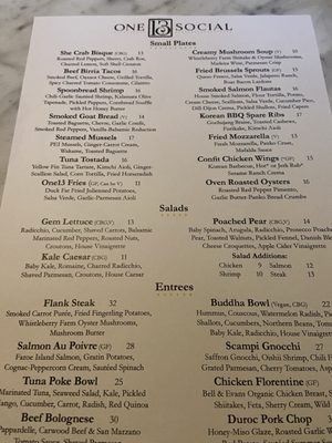 Menu photo 4 One13 Social Carlisle, PA