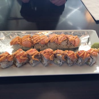 Happy Maki - Arizona in the back, killer shrimp in the front. My favorites. - Japanese Near Me - Conshohocken, Pennsylvania Happy Maki - Arizona in the back, killer shrimp in the front. My favorites. - Japanese Near Me - Conshohocken, Pennsylvania