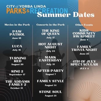 Hurless Barton Park - This summer events happening at Hurless Park 6.06.22 - Parks Near Me - Yorba Linda, California Hurless Barton Park - This summer events happening at Hurless Park 6.06.22 - Parks Near Me - Yorba Linda, California