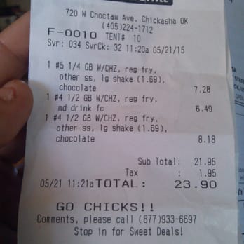 Dairy Queen Grill & Chill - This is the order . The other statement shows i paid TWICE . NEVER GOING BACK - Fast Food Near Me - Chickasha, Oklahoma Dairy Queen Grill & Chill - This is the order . The other statement shows i paid TWICE . NEVER GOING BACK - Fast Food Near Me - Chickasha, Oklahoma