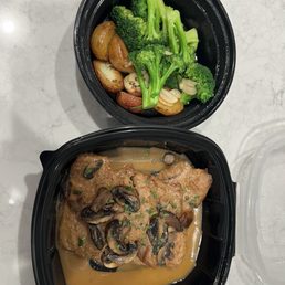 Veal Marsala w/ sides Veal Marsala w/ sides