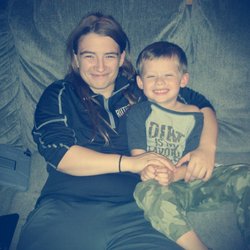 Coach Taylor with her #1 Fan