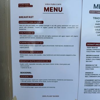 Vida Pura - Menu - Vegan Near Me - Downey, California Vida Pura - Menu - Vegan Near Me - Downey, California