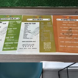 Faith Club - Menu