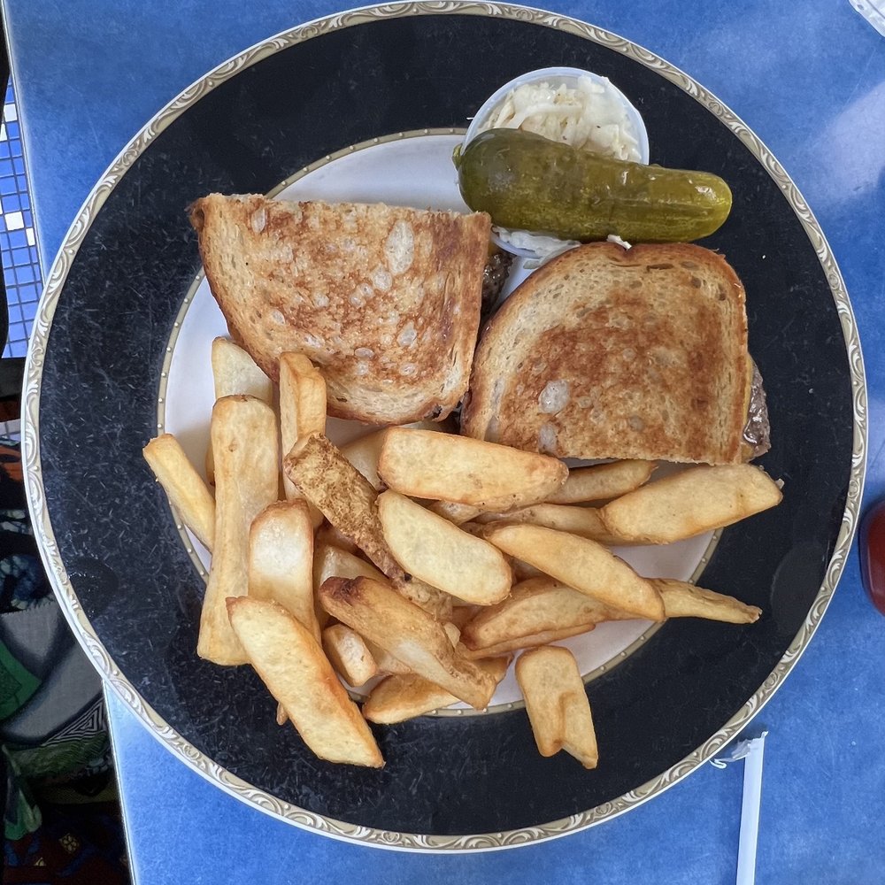 Skylight Diner - Patty Melt Sandwich with French Fries - American Near Me - New York, New York Skylight Diner - Patty Melt Sandwich with French Fries - American Near Me - New York, New York