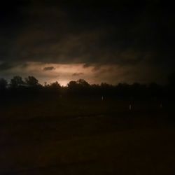 LaBelle RV Park - How the sky was lit up two nights ago