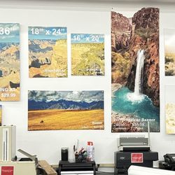 Office Depot - Printing area. Everywhere I go I see the Grand Canyon!