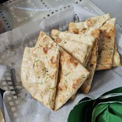 Juanita's Restaurant - Garlic naan