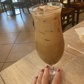 Key Largo Conch House - Iced latte - Seafood Near Me - Key Largo, Florida Key Largo Conch House - Iced latte - Seafood Near Me - Key Largo, Florida