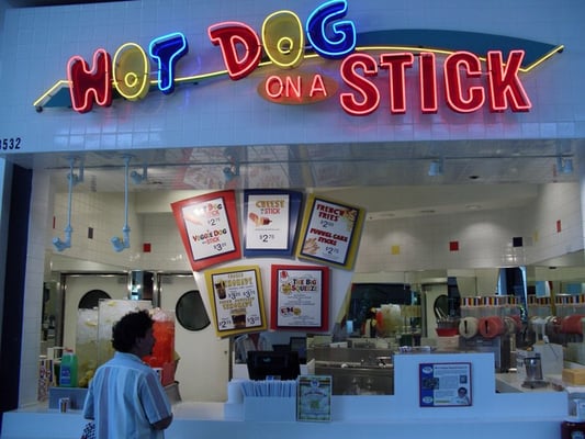 Hot Dog on a Stick by null