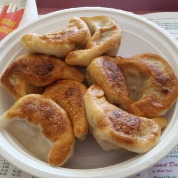 Happy Dragon - Pan fried pork dumplings are amazing! $6 for 8 of them! Yum! - Chinese Near Me - Bronx, New York