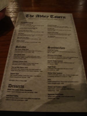 Menu photo 6 The Abbey Tavern Denver, CO